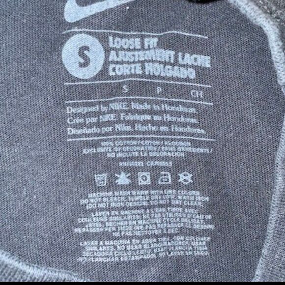 Nike Towson Tiger Loose Fit Graphic Tee Black White Yellow TSU MD State Universi - Picture 4 of 4